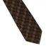 【No.55B】  チェック柄 ネクタイ　ブラウン