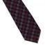 【No.55C】  チェック柄 ネクタイ　ワイン