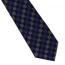 【No.55A】 チェック柄 ネクタイ ネイビー