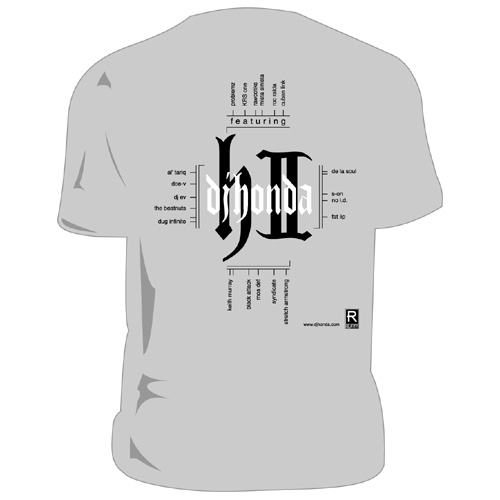 dj honda Flagship Store (DJホンダ) / バックプリント hII Tシャツ (GRY) XXL
